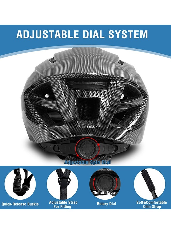 Generic Adult Bike Helmet for Women & Men, Road Bike Helmet, Size 58-62 cm for Riders, Adjustable Dial & Straps, Lightweight Durable Bicycle Helmet  - Image 3