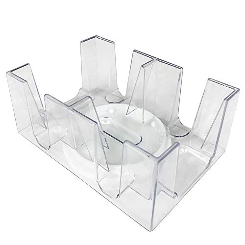 Yuanhe 6 Deck Revolving Rotating Canasta Playing Card Tray - Image 4