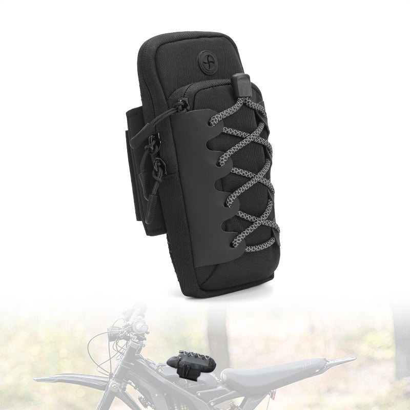 LKV Dirt Bike Bag for SurronFront Battery Frame Bag for Ebike Surron Light Bee Talaria Tuttio Soleil 01 Yozma IN10 Eride ProSurron Accessories Black - Image 2