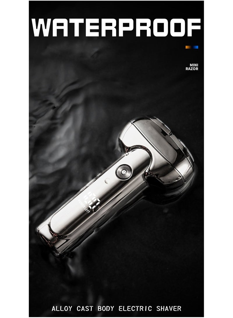general Men's Electric Shaver Portable Mini Razor Small Smart Beard Razor For Boyfriend Gift - Image 2