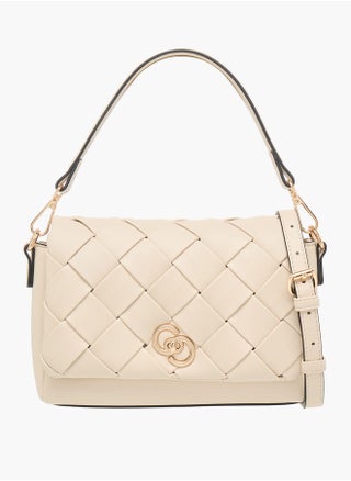 Weave Textured Crossbody Bag with Flap Closure and Detachable Strap - pzsku/Z43DEB0FF81F9667D630EZ/45/_/1732710373/dd8c50a3-2527-4690-b54d-5a41a1e29bd9