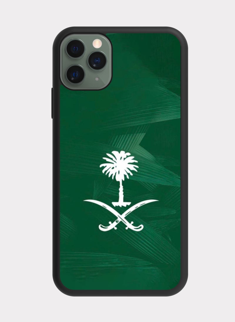 بكسلات كفر ايفون 11 برو ماكس السعودية ابيض و اخضر - Image 1