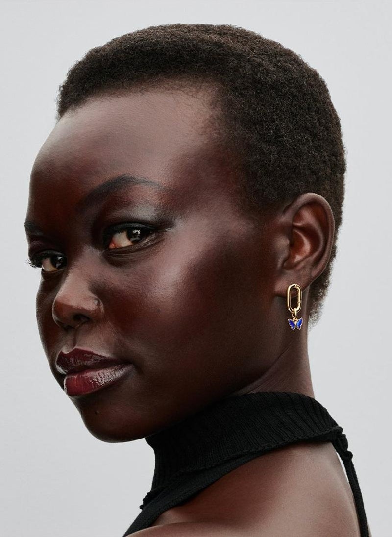 PANDORA Blue Butterfly Mini Dangle Charm - Image 4