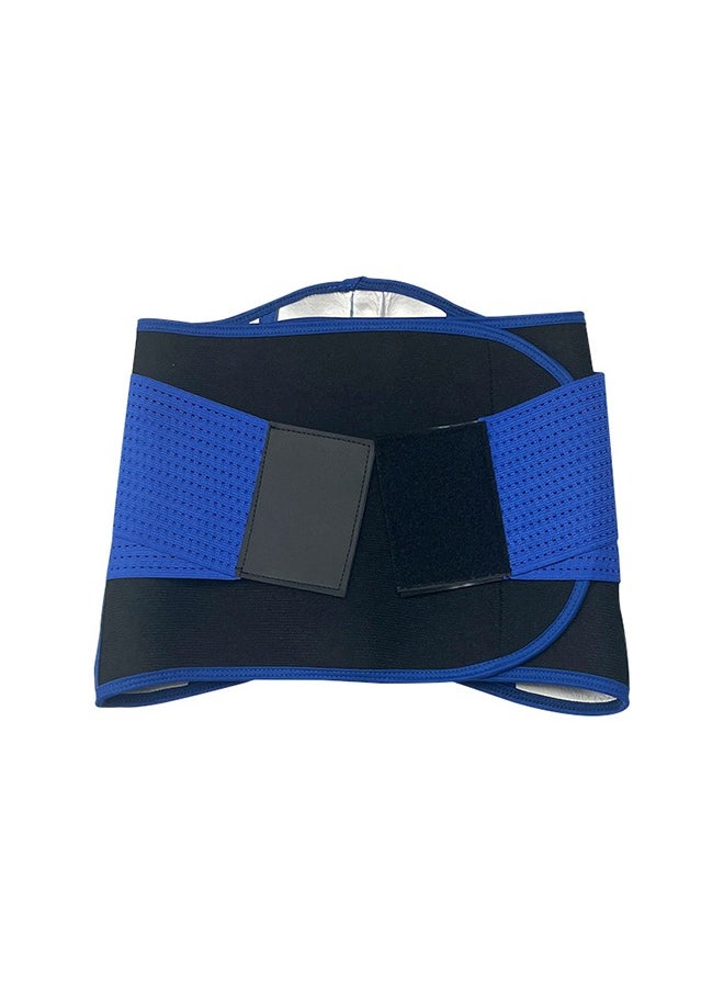 Generic Waist Trainer Belt for Women, Sport Girdle Belt, Slimming Sauna Waist Trimmer Belly Band Sweat Sports Girdle Belt, Exercise Belt with Adjustable Straps, Slimming Body Shaper Belt (L)  - Image 3