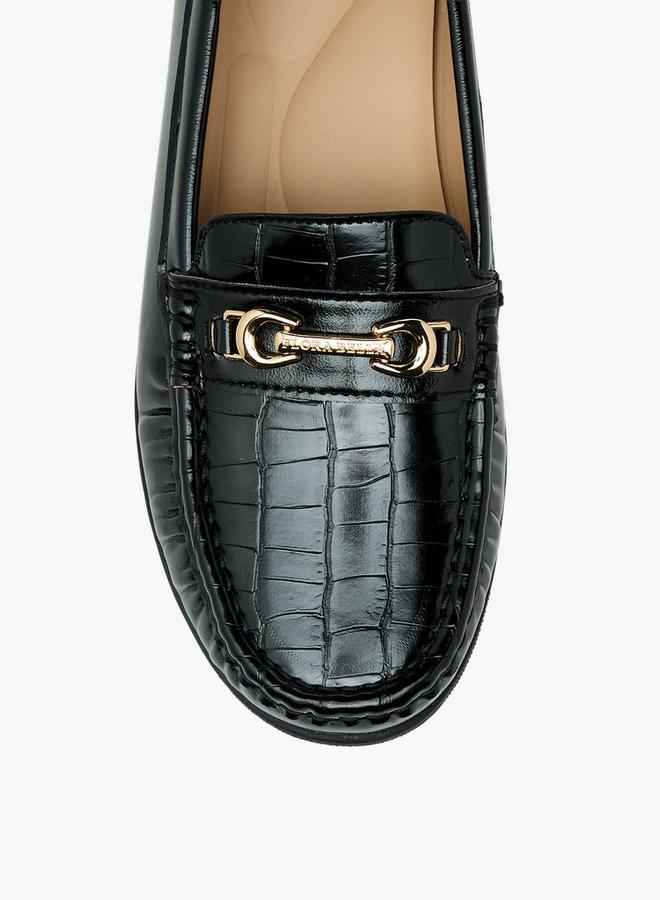 Flora Bella By Shoexpress Flora Bella Women Textured Slip-On Loafers - Image 4