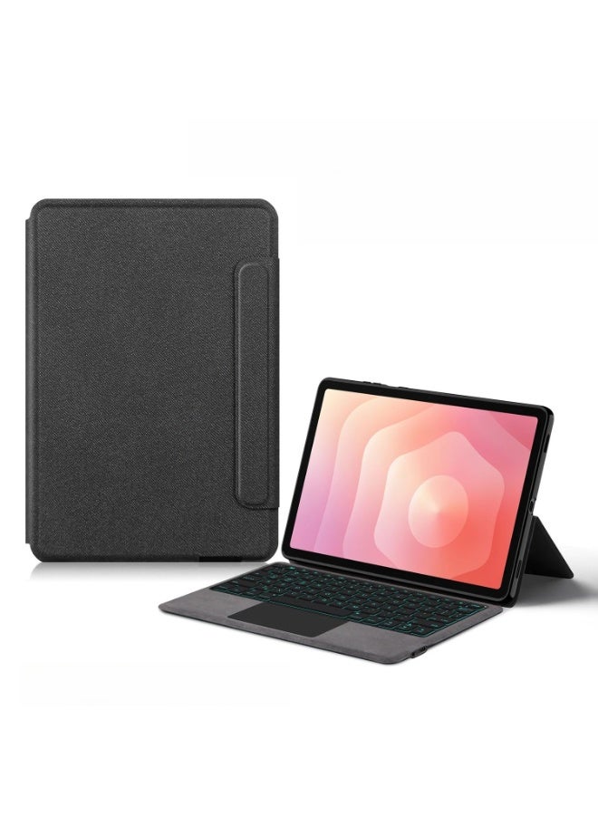 Backlit Keyboard Case Compatible with Samsung Galaxy Tab S11 11 Inch 2025 Tablet, with Integrated Bluetooth Touched Keyboard and Leather Protective Cover Case - Image 1