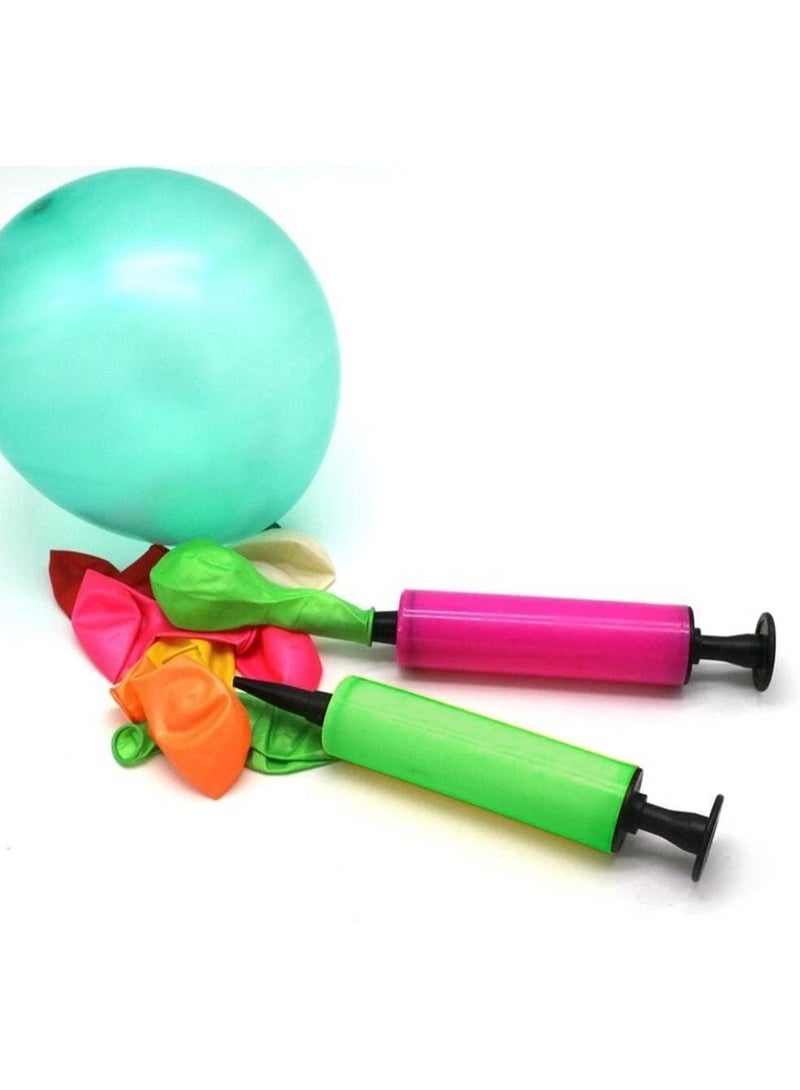 2 PCS Balloon Air Pump, Hand Action Inflator Air Pump for Party Balloon Tool - Image 1