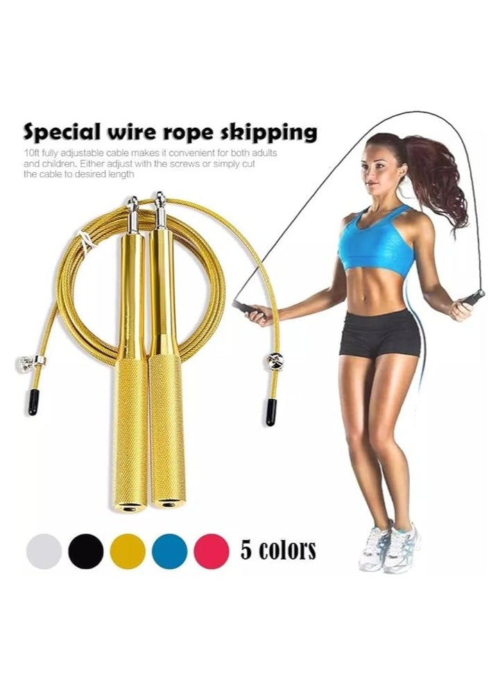 High Speed Jump Rope, Premium Quality Jump Rope with Adjustable Self-Locking and Anti-Slip Aluminum Handle, for Fitness, Workout, Boxing, Weight Loss - pzsku/Z43DEF662467D2E62F847Z/45/_/1732099762/d8df1e2e-45e9-44dc-9592-f5932cb5cf55