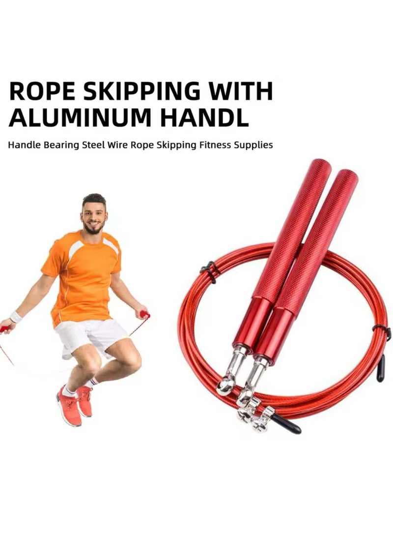 High Speed Jump Rope, Premium Quality Jump Rope with Adjustable Self-Locking and Anti-Slip Aluminum Handle, for Fitness, Workout, Boxing, Weight Loss - pzsku/Z43DEF662467D2E62F847Z/45/_/1732099763/5a337505-c088-49eb-bc8d-c6c151886123