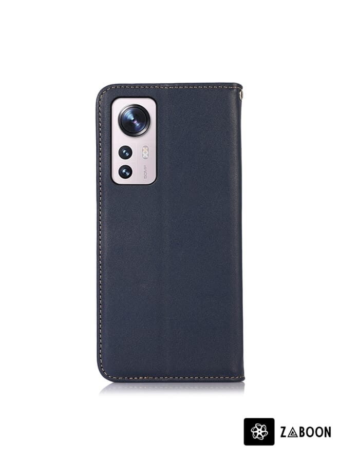 Zaboon Protective Case Cover For Xiaomi 12 Lite KHAZNEH Nappa Top Layer Cowhide Leather - Image 3