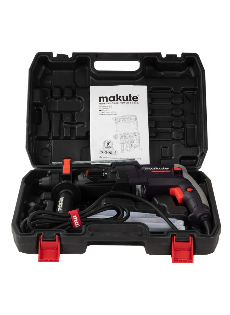 makute - Makute 26mm Rotary Hammer Drill, HD001 - Industry Heavy Duty Performance with Versatile Functions - Image 1