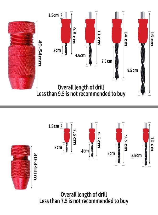 RUITOOL Drill Depth Stop for Drill Bits, Adjustable Drill Stop Applicable Drill Size Range 5/64"-3/16",15/64"-7/16", Aluminum Drill Bit Stop Collar Set for Woodworking Tools & Hand Tools, 2 Pcs - Image 4