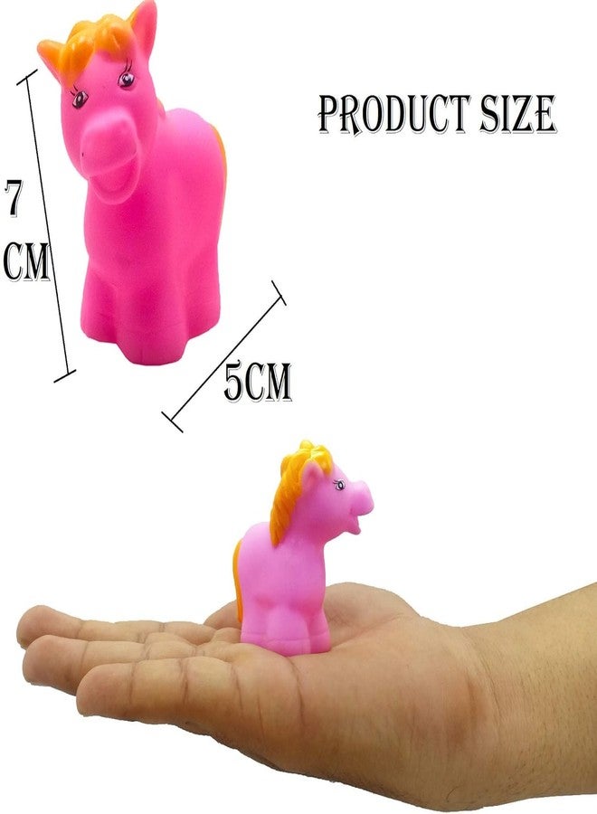 Fovrtye Pack of 12 Pcs Mix Cute Animals Swimming Water Toys Non-Toxic,BPA Free Colorful Soft Rubber Float Squeeze Sound Squeaky Bathing Toy for Baby Chu Chu Toy Set - Mix Animals - Image 4