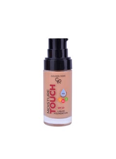 Golden Rose GR MOISTURE TOUCH LIQUID FOUNDATION SPF 20 NO: 105  - Image 2