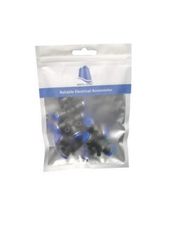 Generic PU Pipe & Fittings Polyurethane | Pneumatic Pipe Push in to Connect Fittings (Tee - Pack of 5, 12mm)  - Image 1