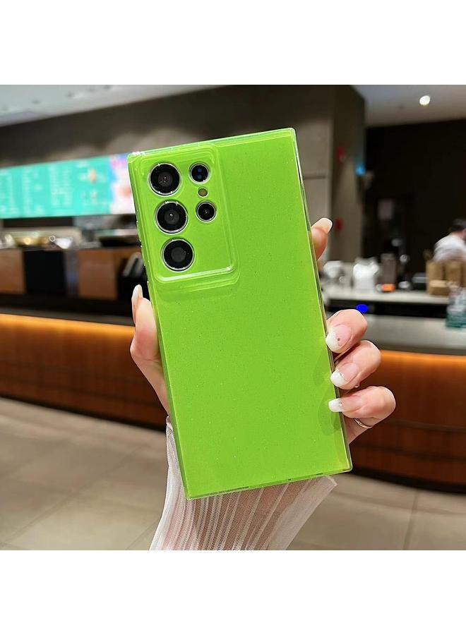 The Bros Case For Samsung Galaxy S25 Ultra 5G Jelly Glitter Solid Color TPU Phone Case