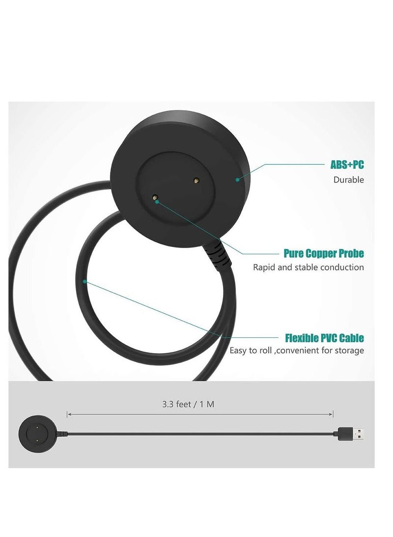 Charger Compatible with Huawei Watch GT, GT2, GT 2e, Honor Watch Magic, Magic 2, Honor Watch GS Pro 100cm USB Charging Cable for Honor Watch Dream - Smart Watch Accessories - Image 4