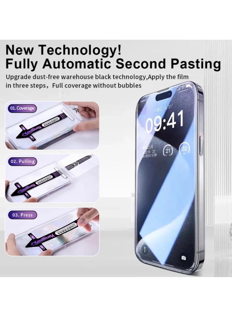 unbraded iPhone 15 Pro privacy screen protector  - Image 3