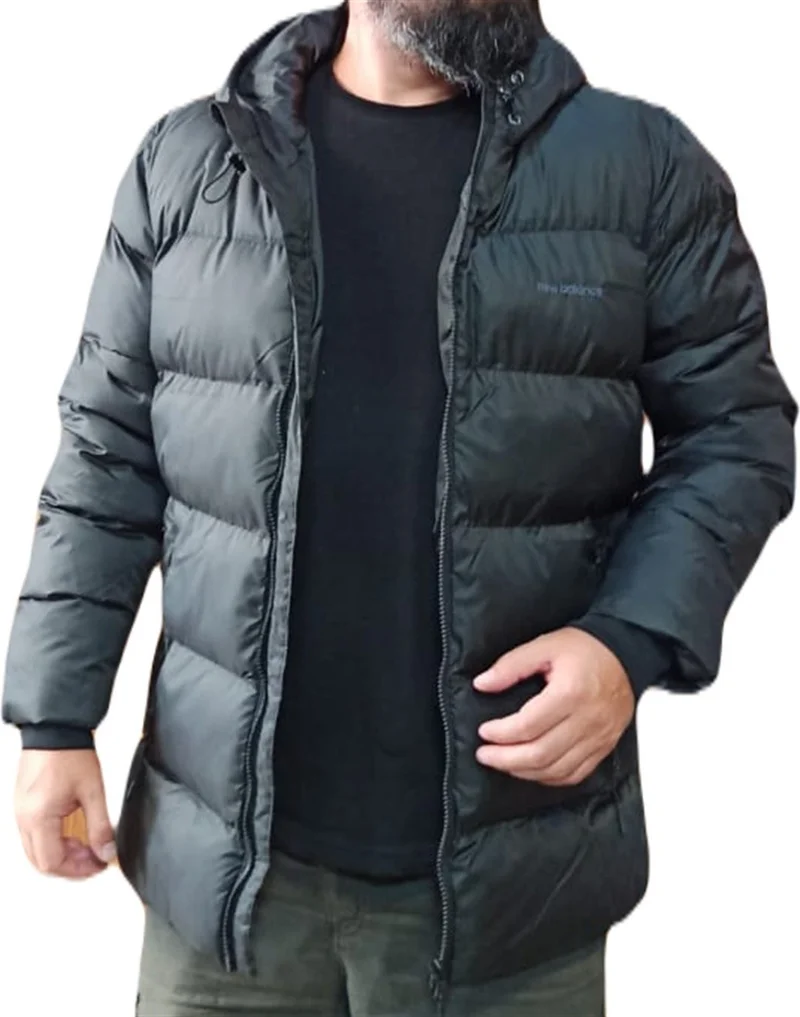 New Balance MPJ3122 Bk Puffer Jacket Men's Puffer Jacket Black V6