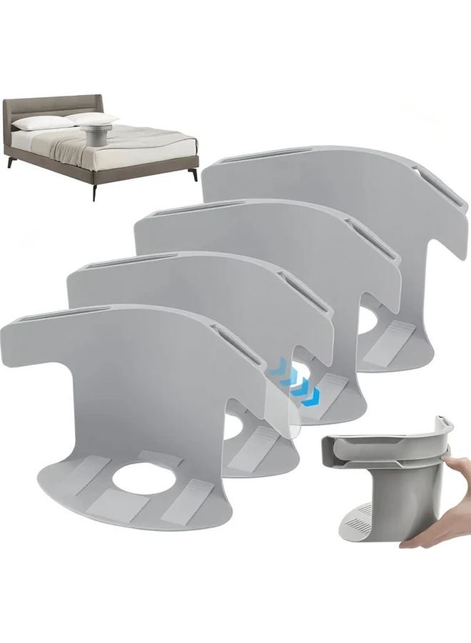 Grey Heavy Duty Anti Slip Bed Sheet Support Clips Durable Polypropylene Material - Image 5