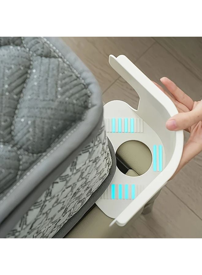 Grey Heavy Duty Anti Slip Bed Sheet Support Clips Durable Polypropylene Material - Image 2