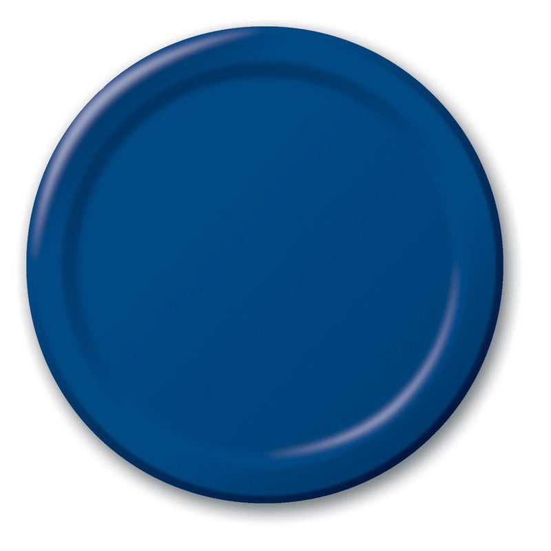 Creative Converting Touch of Color 24 Count Paper Banquet Plates, Navy - Image 4