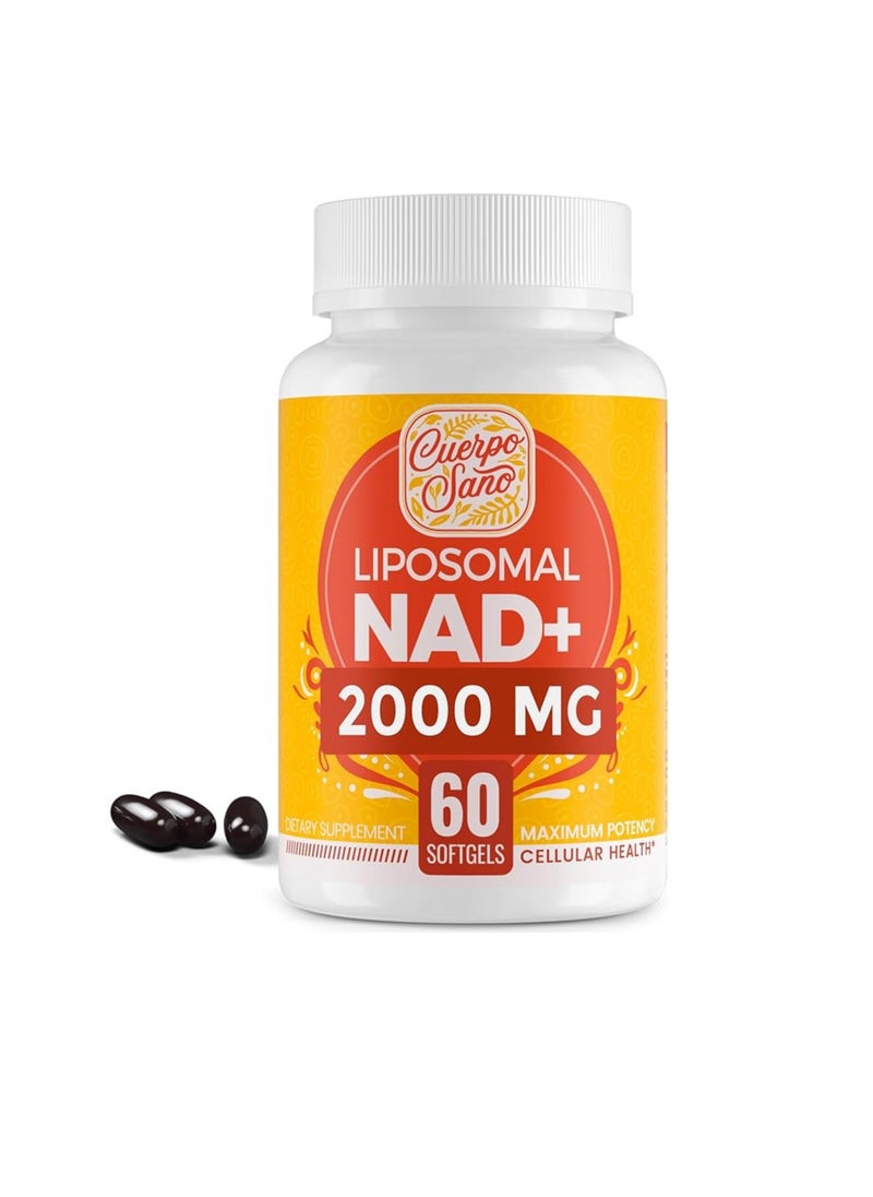 كوربو سانو مكمل NAD، مكمل تعزيز الدهون الشحمية NAD+، الدفاع عن الشيخوخة، التمثيل الغذائي والخلايا، 60 كبسولة هلامية 