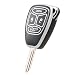 CHATYYD Key fob Cover for Chrysler Soft TPU Car Key Cover Case for Jeep Commander Grand Cherokee Chrysler 300 Dodge Charger Durango 20052009 Accessories4 Buttons Black - Image 2