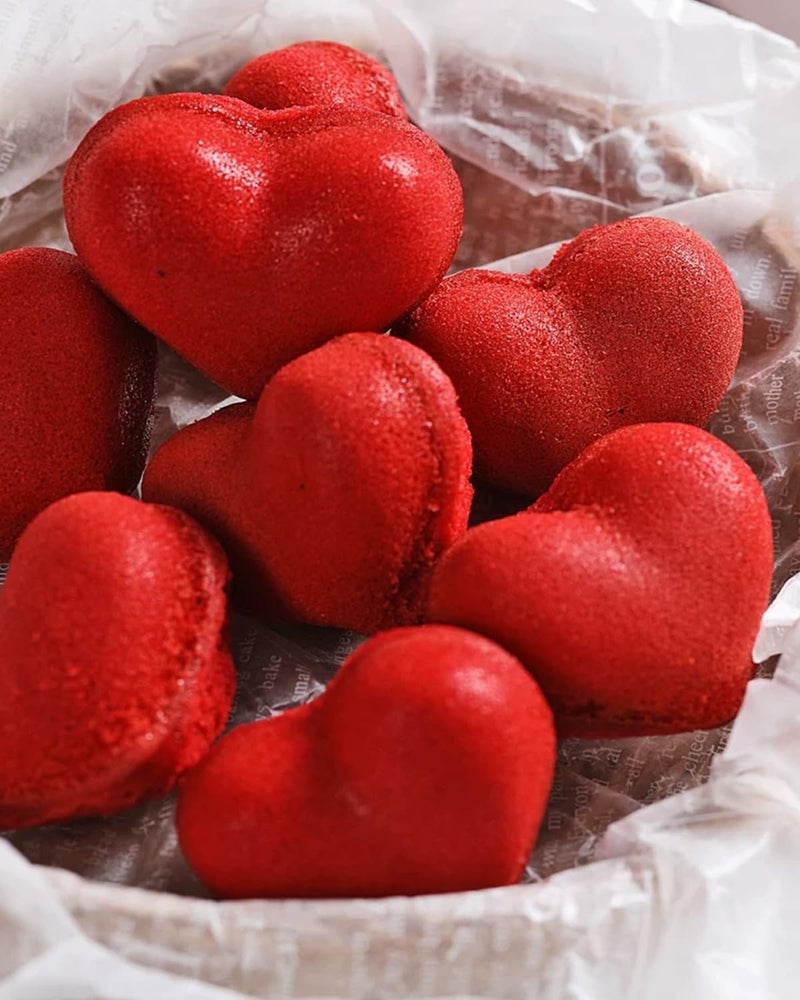 Copzievkae 2 Inch Heart Silicone Molds, Silicone Heart Muffin Pan Hearts Shaped Cake Pans 12 Cavities Hearts Cupcake Pan For Chocolate Cake Jelly Pudding, Tartlets, Egg Bites, Rose, 2 Pack - Image 3