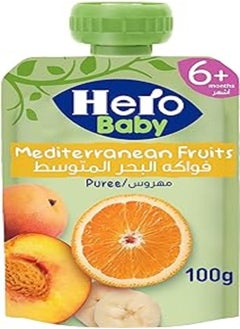Hero Baby Hero baby pouch mediterranean fruits 100 gm 