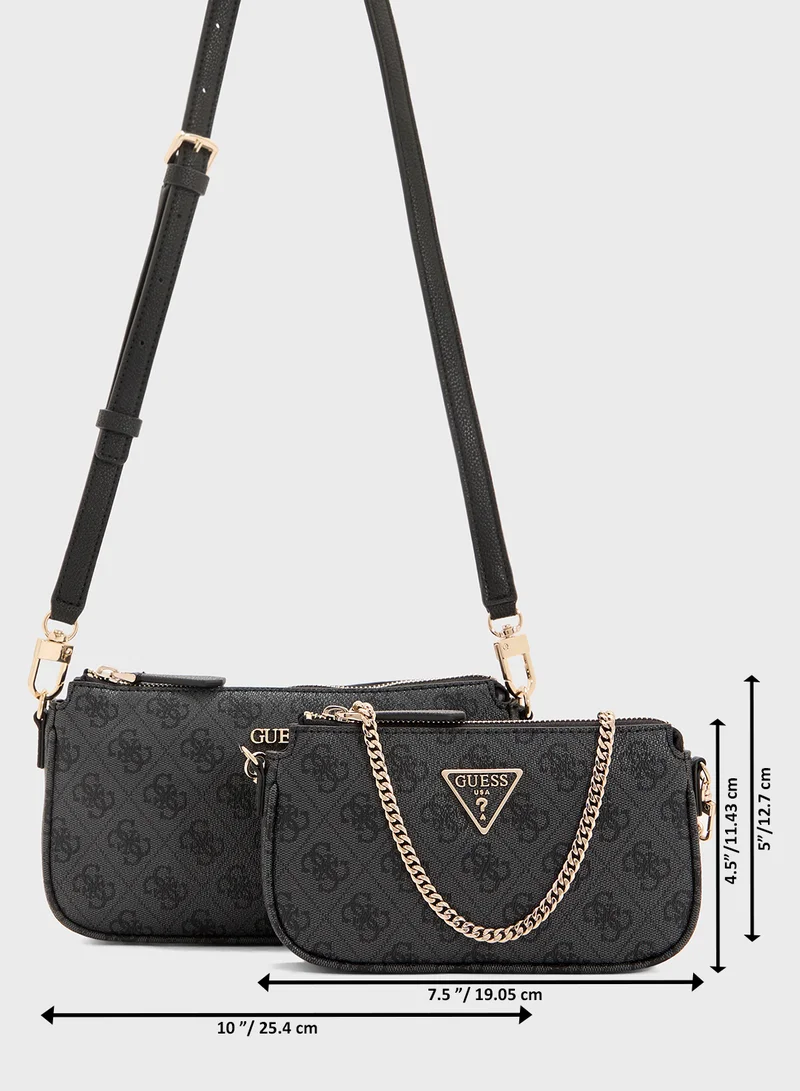 جس Noelle Dbl Pouch Crossbody
