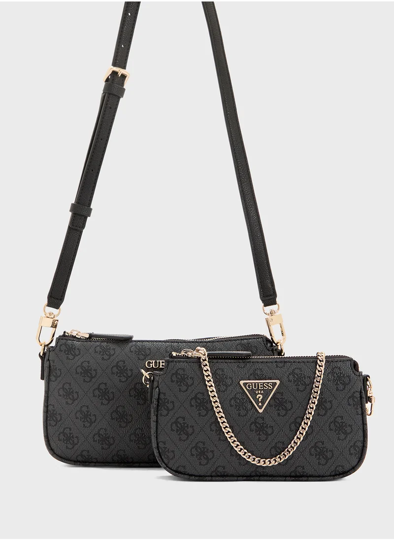 جس Noelle Dbl Pouch Crossbody