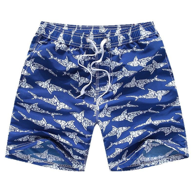 Children'S Beach Shorts, Boys' Boxer Shorts, Quick-Drying Beach Swimming Trunks, Boys' Trendy Quick-Drying Breathable Shorts - Image 1