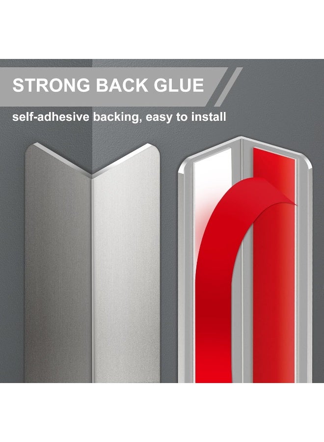 AGHITG Wall Corner Protector, Adhesive Stainless Steel Wall Corner Guard - Image 4