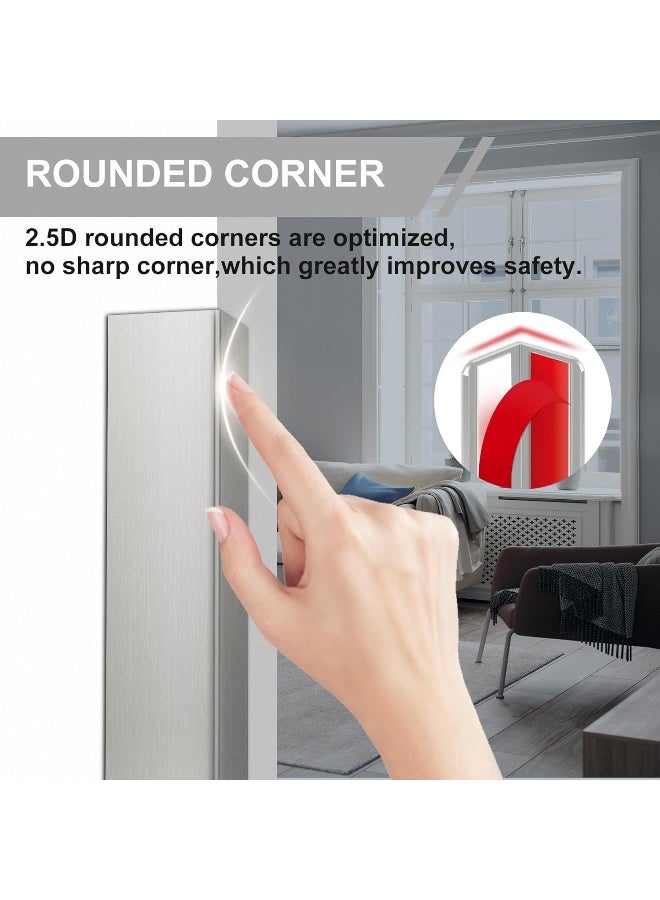 AGHITG Wall Corner Protector, Adhesive Stainless Steel Wall Corner Guard - Image 3