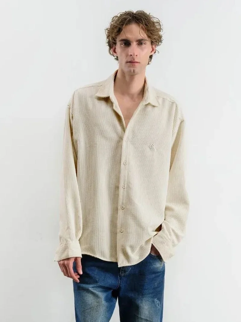 جيستو GIESTO Oversized Velvet Shirt