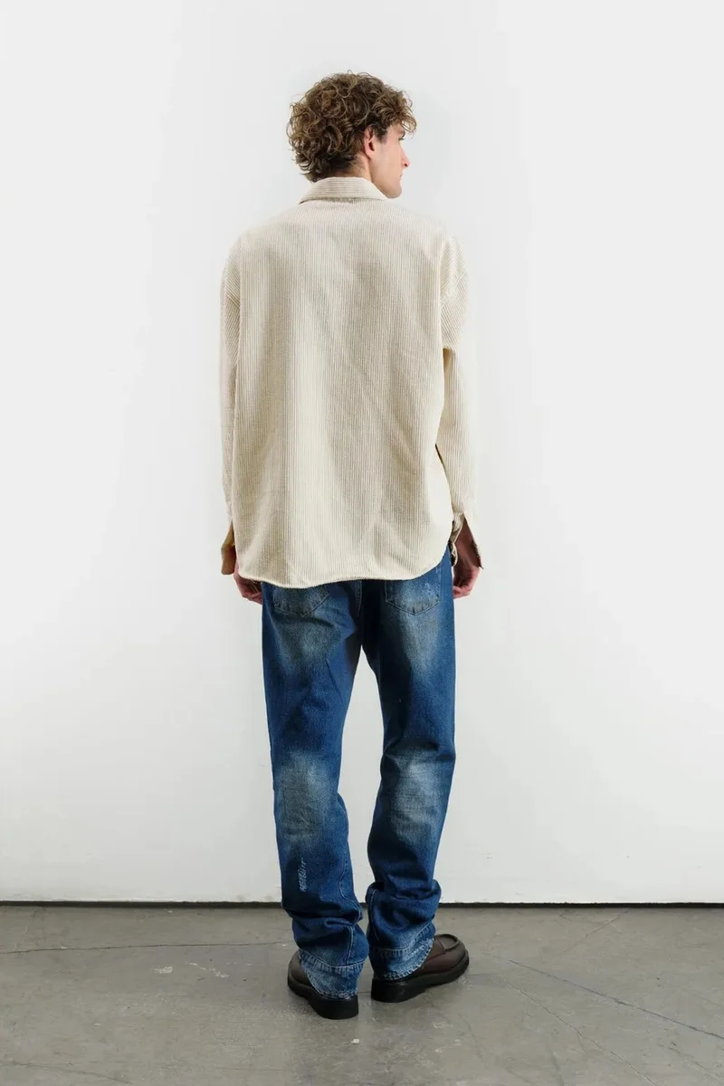 جيستو GIESTO Oversized Velvet Shirt