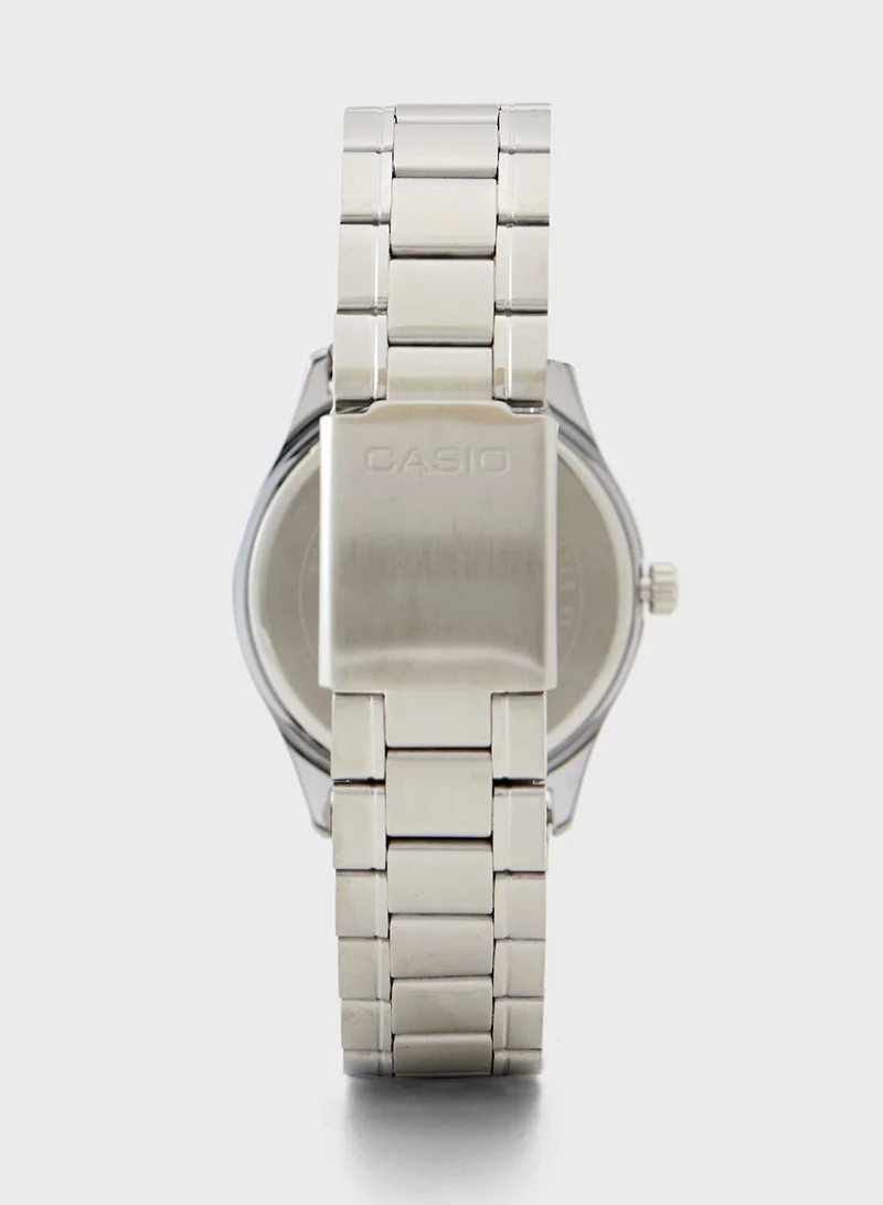 CASIO Classic Steel Strap Analog Watch