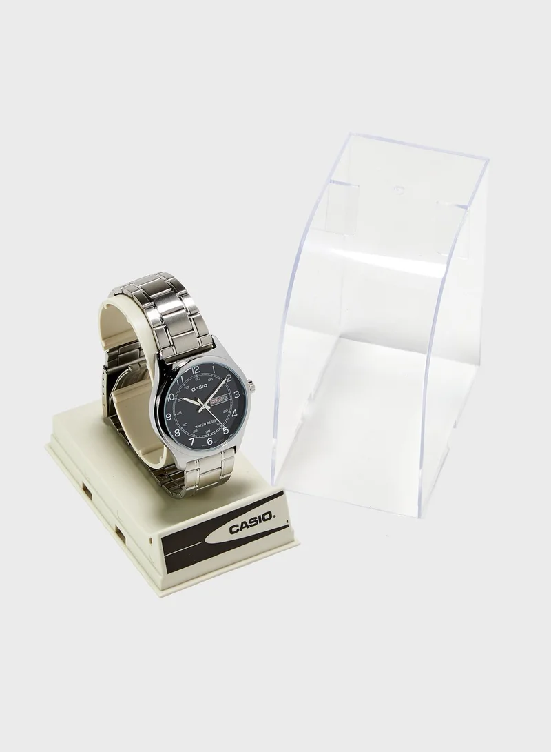 CASIO Classic Steel Strap Analog Watch