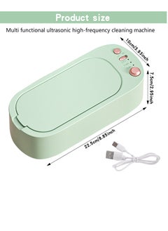 Generic 500 ml Ultrasonic Cleaner, 45 kHz Ultrasonic Cleaning Device Glasses, Professional Ultrasonic Cleaning Device with 3 Time Modes for Cleaning Glasses, Jewellery, Watches, Dentures, Coins  - Image 3