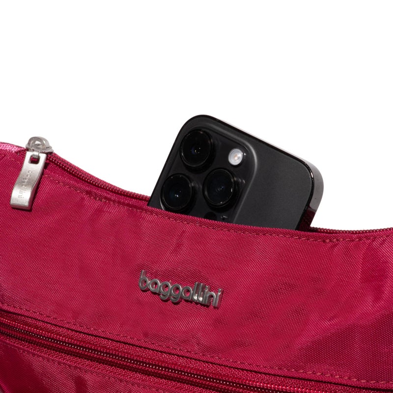 Baggallini Modern Everywhere Slim Crossbody - Water-resistant Crossbody Bag for Women - Easy-Access Phone Pocket - Image 4