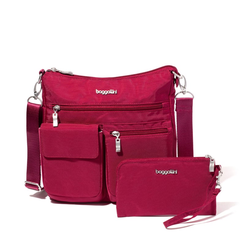 Baggallini Modern Everywhere Slim Crossbody - Water-resistant Crossbody Bag for Women - Easy-Access Phone Pocket - Image 1