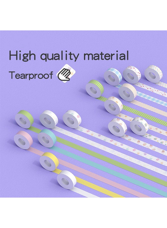 PeriPage L1 Color Tape, Cherry Pink 1 Roll Adhesive Label Paper Sticky Tape Thermal Printing Paper Name Price Barcode Sticker Home Office Organization Waterproof Oil-proof Tear-Resistant - Image 4