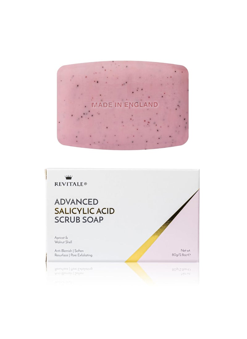 Revitale Salicylic Acid Scrub Soap, Pore Exfoliating, Softening Skin, Anti-Blemish 