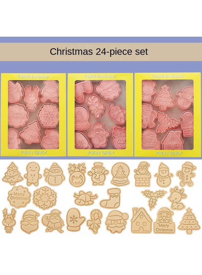 Bluejw Mini Sanrio Cartoon Biscuit Mold Household Three-Dimensional Watermelon Press Cutting Mold Manual Fold Sugar Bakers Boiling - Image 1