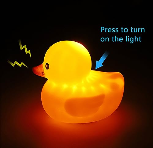 Omeet 2 Pack - Lovely Yellow Duck Bike Bell, Kids Bike Horn, Rubber Yellow Duck Bicycle Accessories with LED Light and Propeller - for Kids Toddler Children Adults Sport Outdoor - Image 5