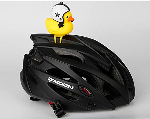 Omeet 2 Pack - Lovely Yellow Duck Bike Bell, Kids Bike Horn, Rubber Yellow Duck Bicycle Accessories with LED Light and Propeller - for Kids Toddler Children Adults Sport Outdoor - Image 4