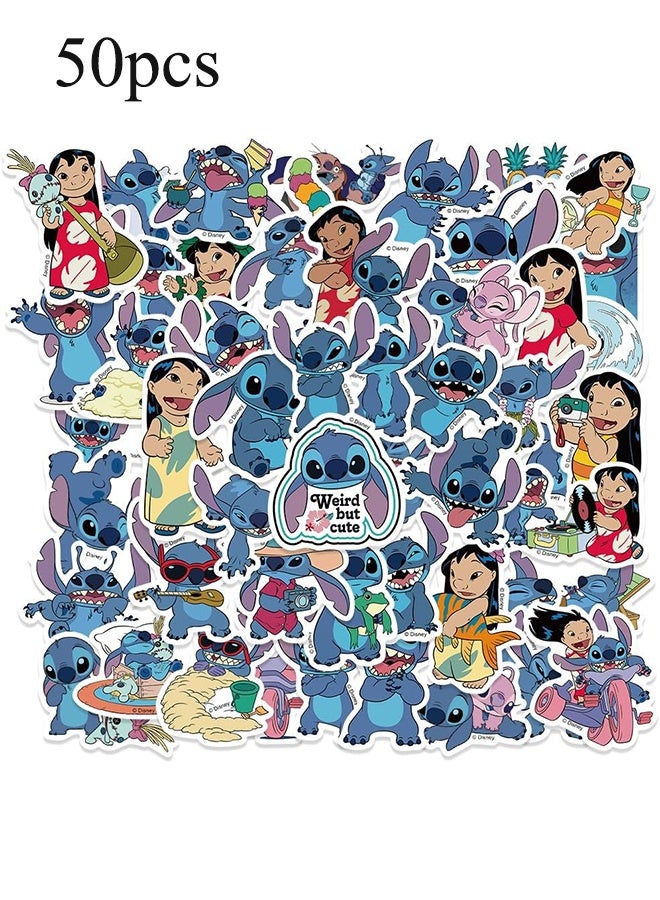 واي جيه 50PCS الملصقات حزمة، الكرتون الفينيل الماء الملصق لزجاجة الماء، الكمبيوتر المحمول، الكمبيوتر الشخصي، حقيبة، السيارة، دفتر الملاحظات، لوحة التزلج، مجلة، الملصقات الجمالية كهدايا للأطفال، المراهقين - Image 1