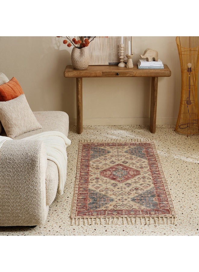 Home Box Glimmer Vega Handmade Printed Dhurrie - 80x150 cm - Image 5