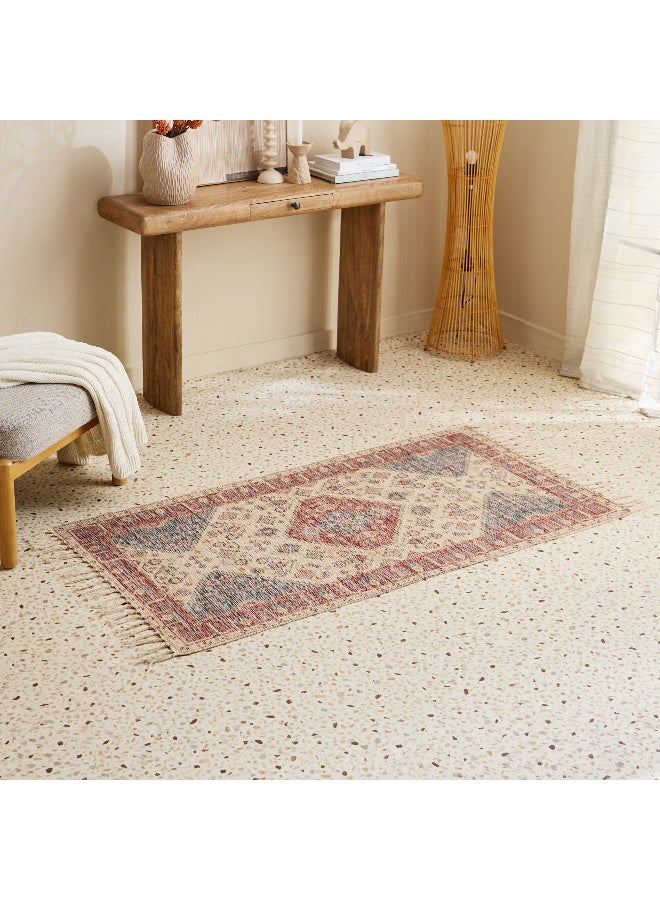 Home Box Glimmer Vega Handmade Printed Dhurrie - 80x150 cm - Image 1